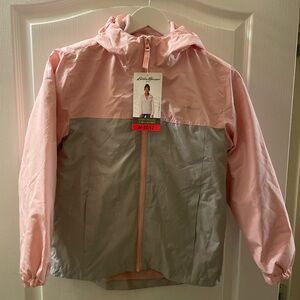 Eddie Bauer Kids Raincoat in Pink and Gray
